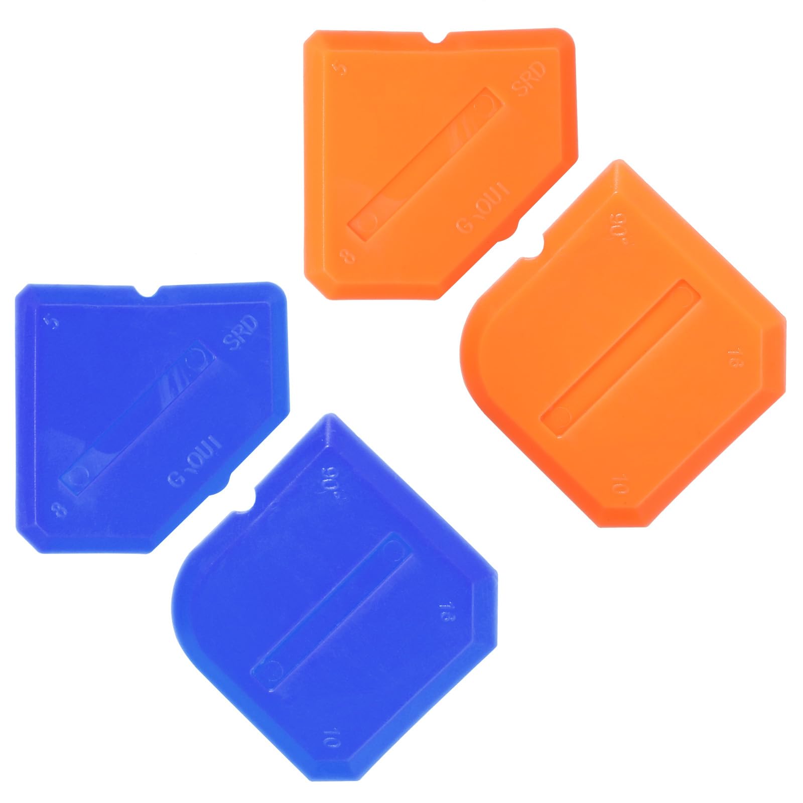 4Pcs Caulking Tool Set - Silicone Sealant & Grout Finishing Kit for Bathroom, Kitchen, Living Room & Balcony - Reusable Caulk Smoother for Perfect Floor Sealing & Cleaning (Ideal for DIY Home Improvement Projects)