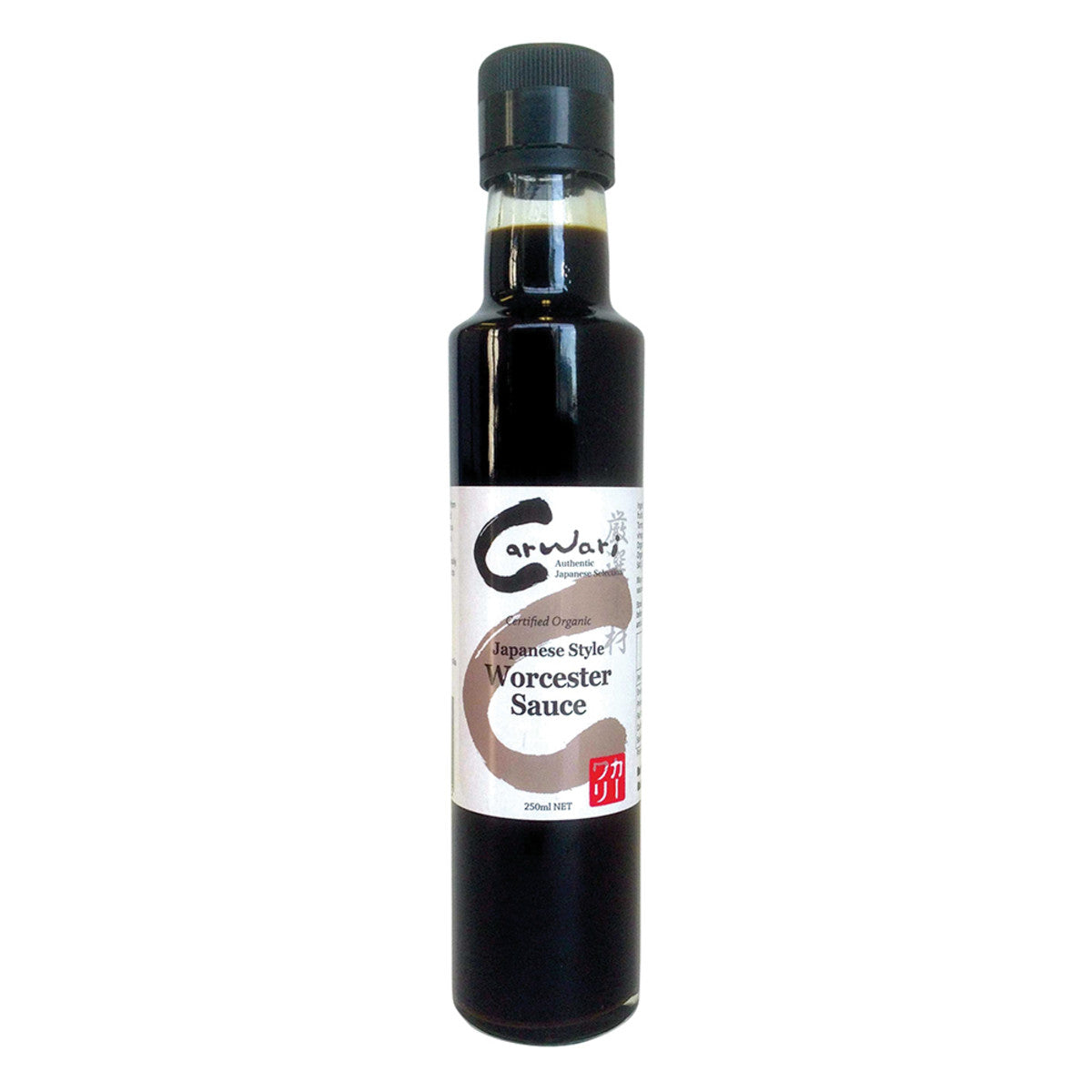 Organic Japanese Style Worcestershire Sauce - Carwari Premium 250ml - Perfect for Stir-Fry, Marinades & Dipping Sauces