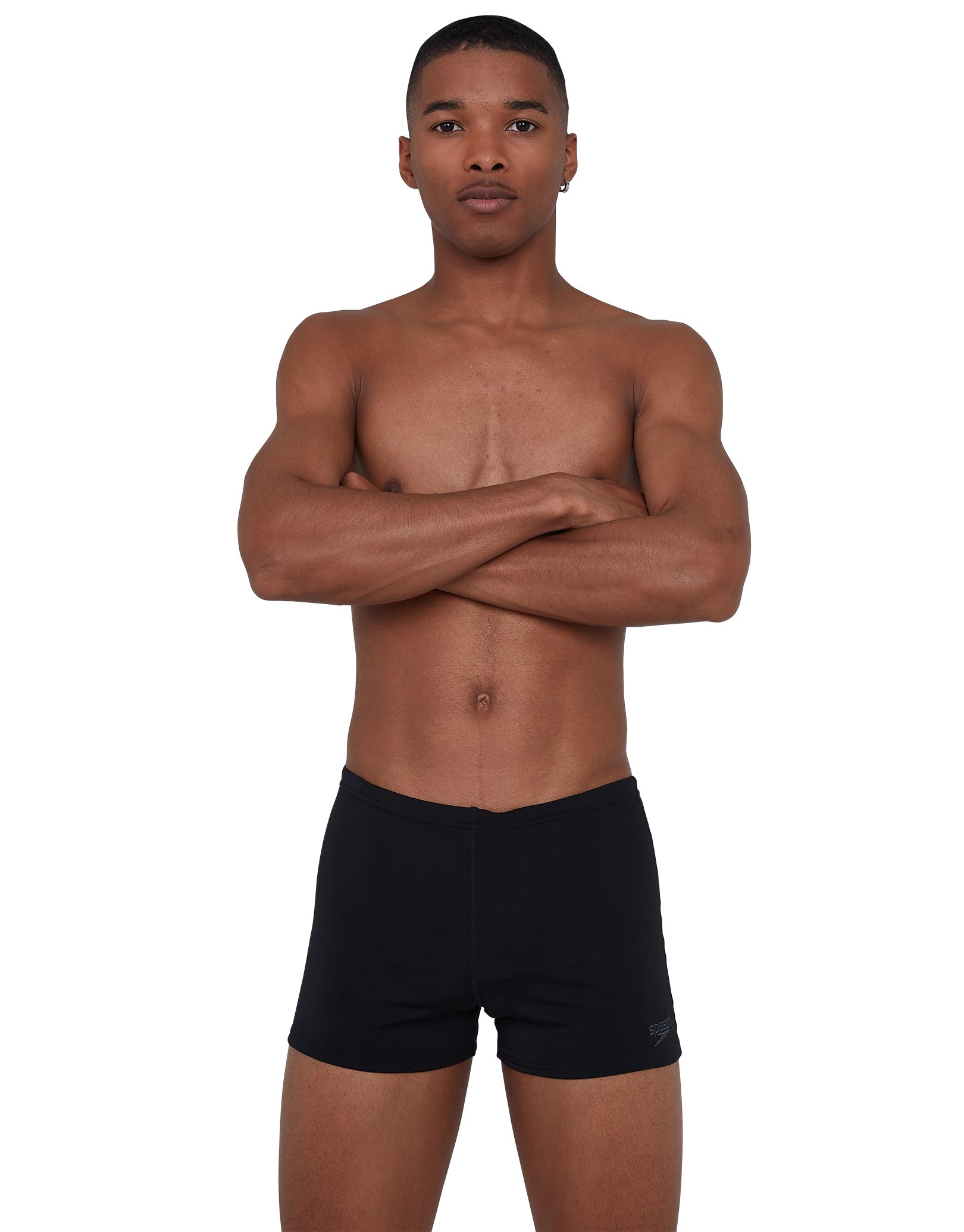 Essential Endurance Plus Swim Trunks for Men - Quick Dry Comfortable Beach Shorts - Perfect for Swimming, Surfing & Vacation - Black