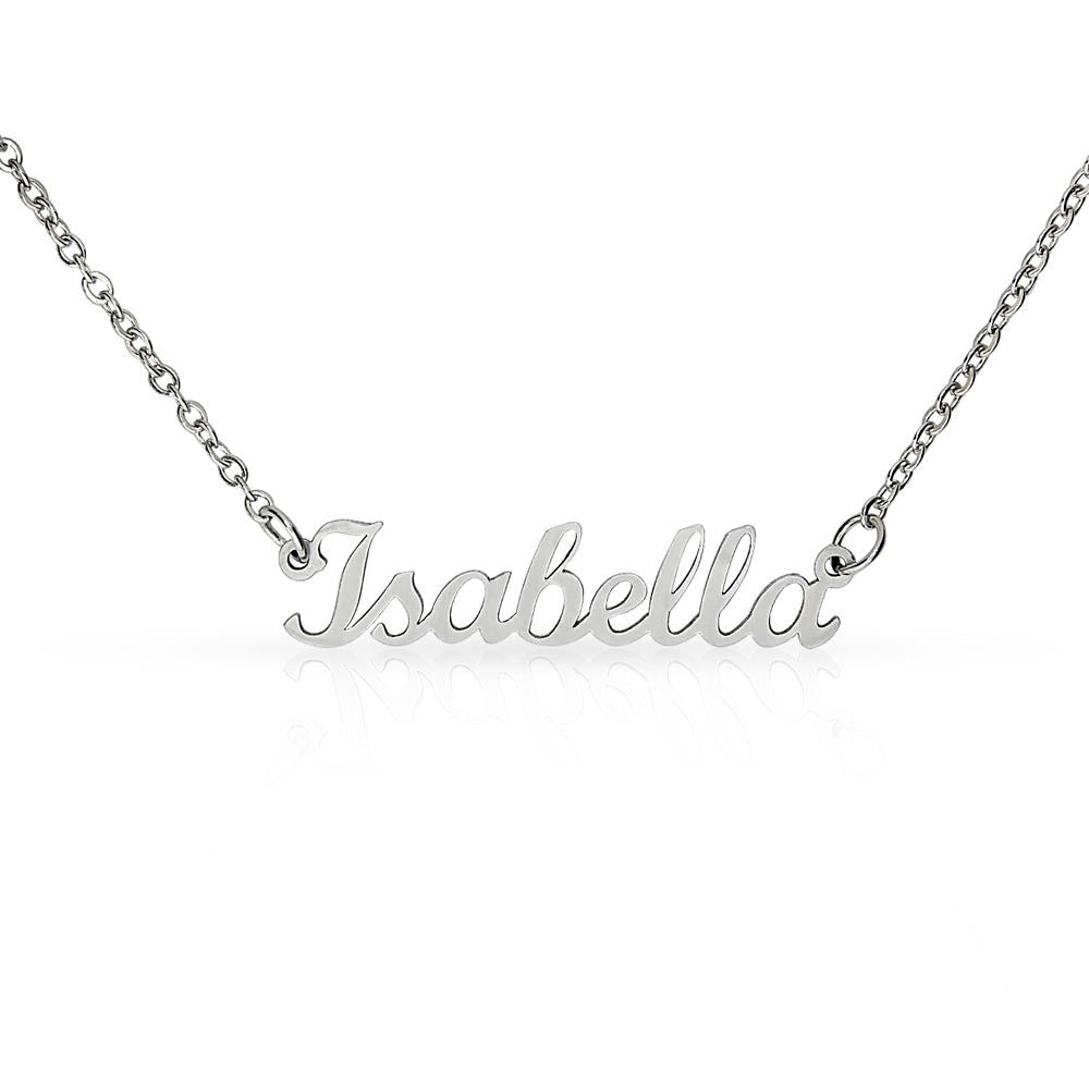 Personalized Name Necklace - Custom Stainless Steel Jewelry for Women - Christmas, Birthday, Anniversary Gifts - Perfect for Everyday Wear & Special Occasions