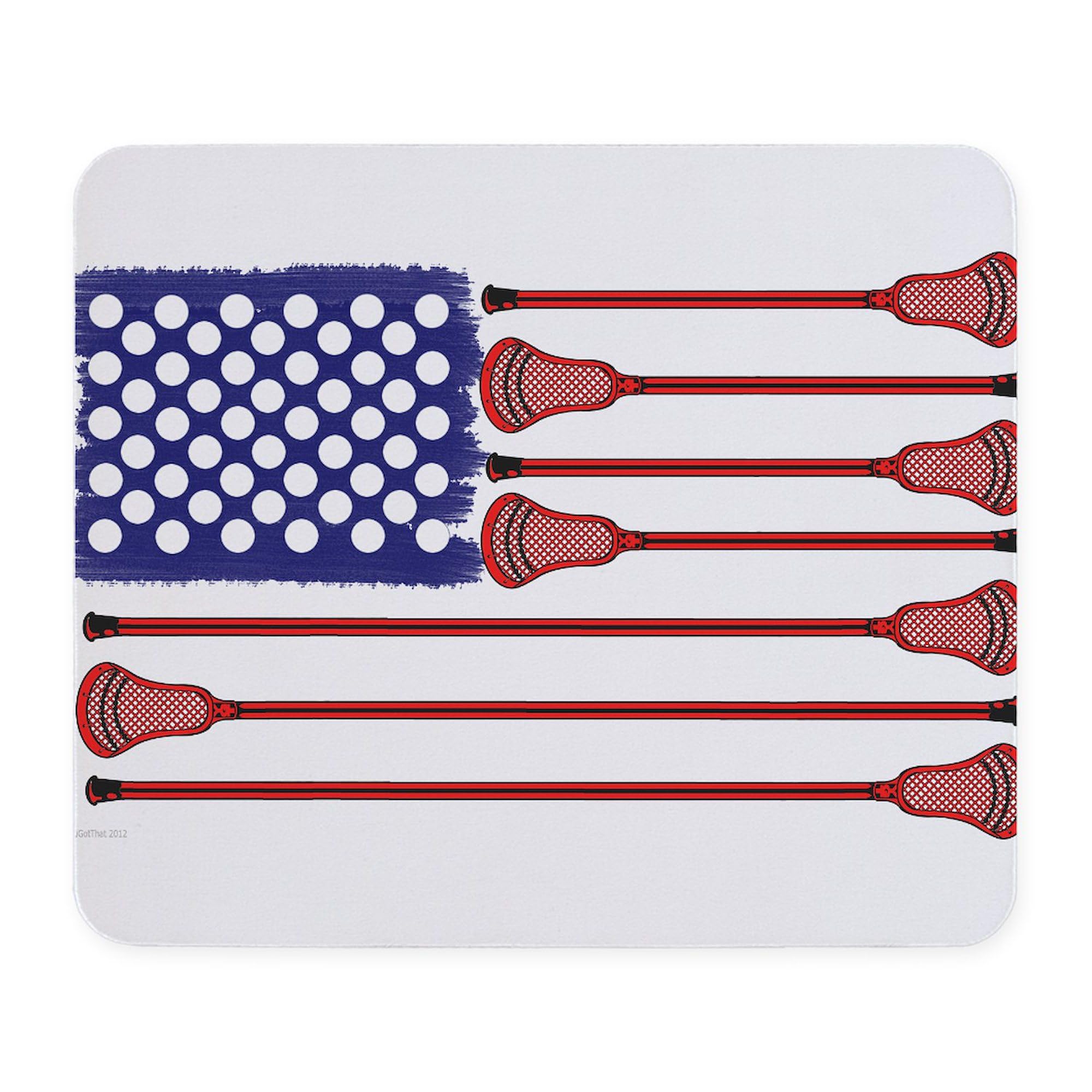 Non-Slip Rubber Gaming Mousepad for Lacrosse Lovers - Perfect for Office, Home & Gaming Setup - CafePress America's Game Design
