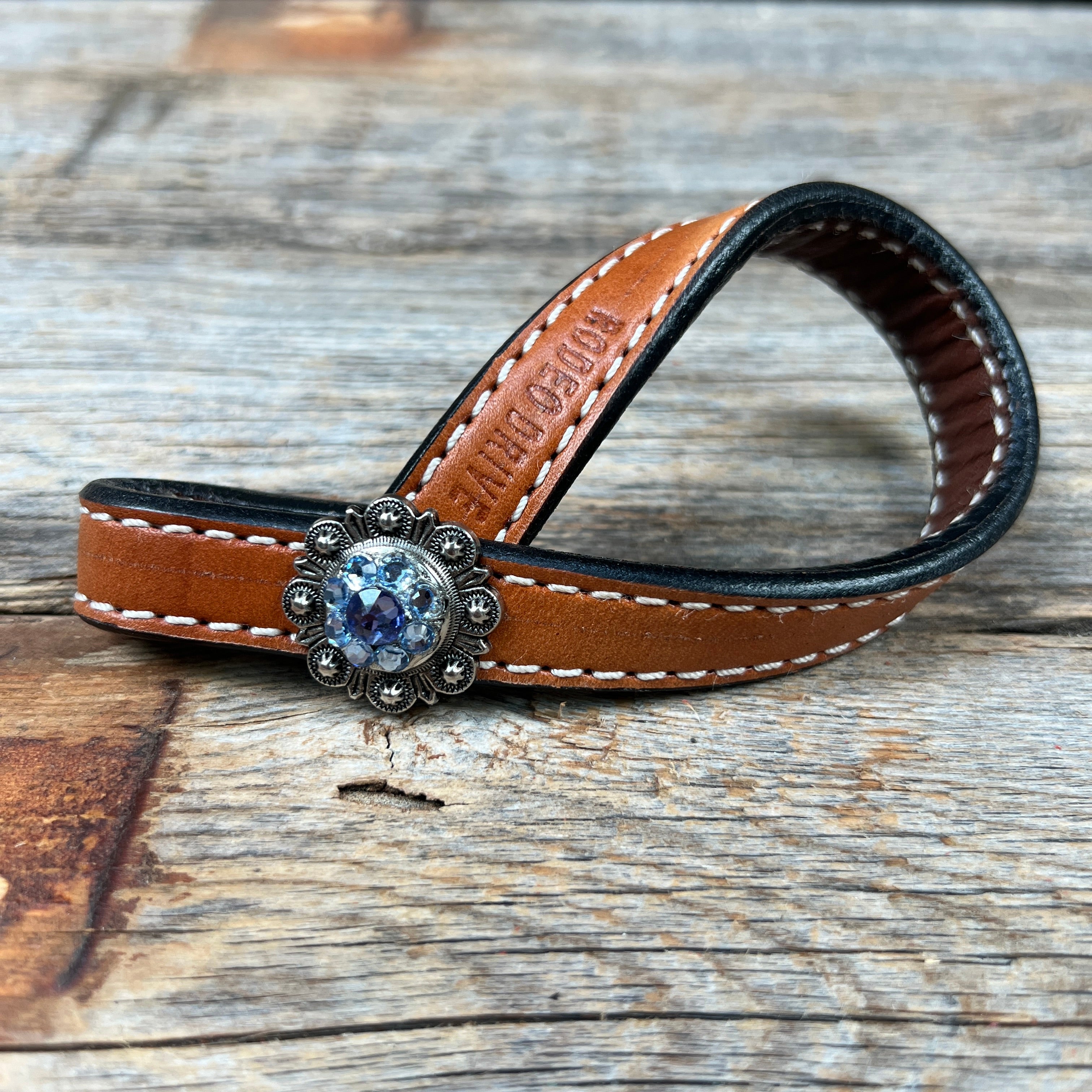 Rustic Crystal Light Oil Tie Down Keepers - Durable Leather Straps for Motorcycle, Horse Tack & Outdoor Gear - Secure & Stylish Fasteners for Bags, Saddles & Equipment