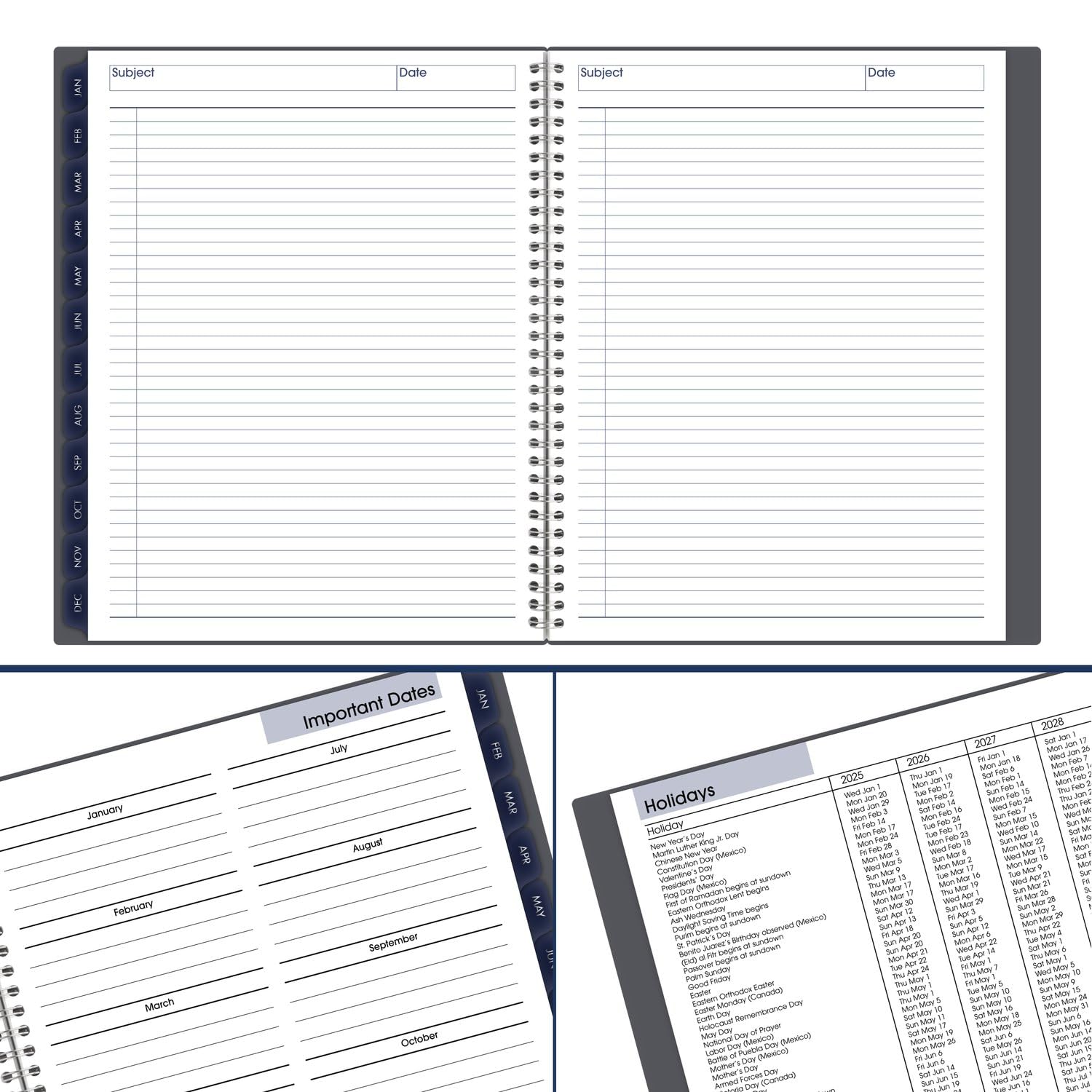 AT-A-GLANCE 2025 Monthly Planner, 8.5