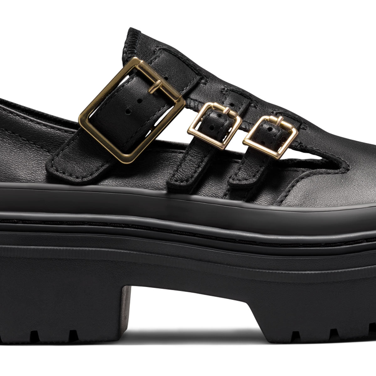 Chuck Taylor All Star Lugged Heel Mary Jane Platform Shoes - Black Gold | Classic Sneakers for Women | Perfect for Casual Outfits, Street Style & Everyday Wear