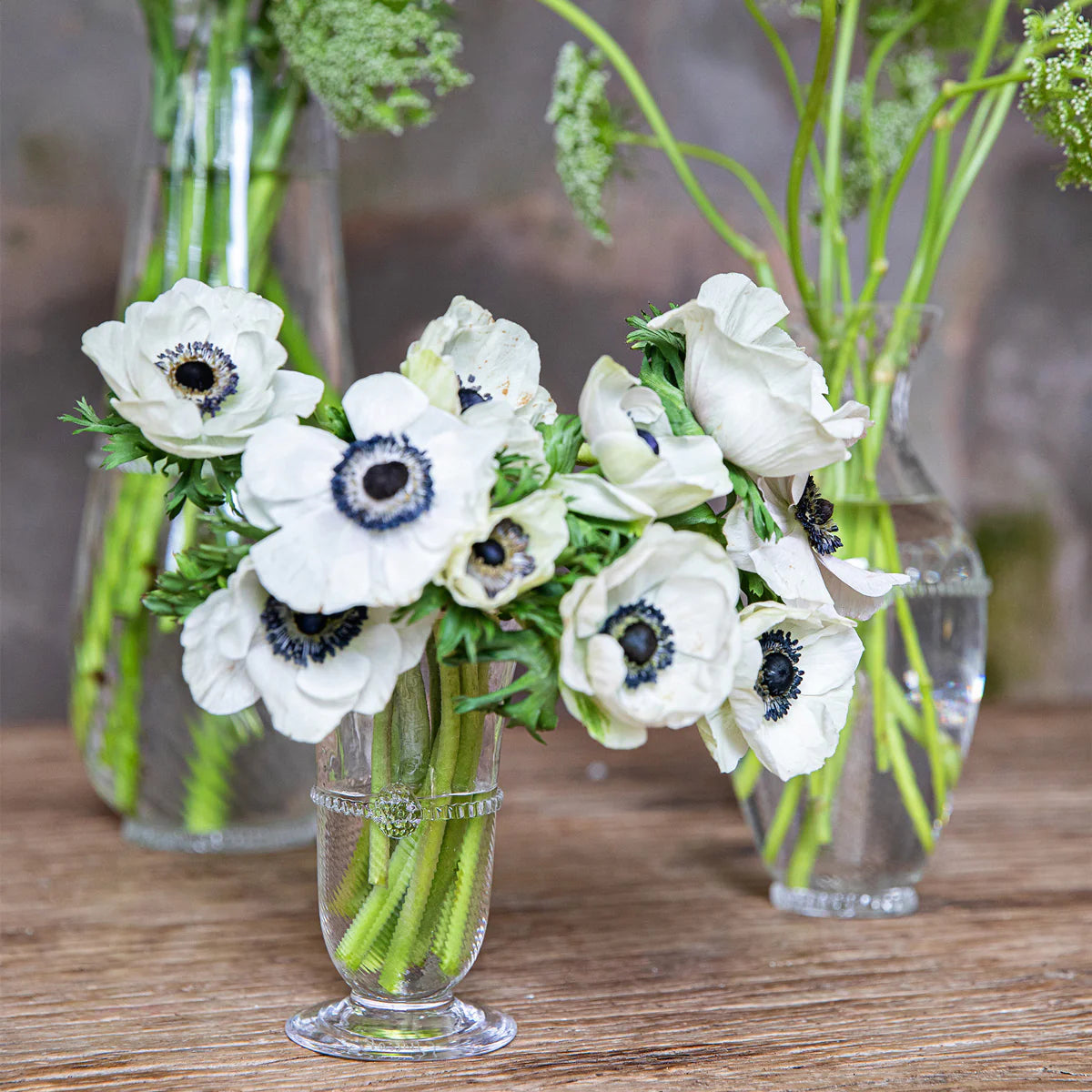 Juliska Graham 6 Posey Vase - Elegant Floral Vase for Home Decor, Wedding Centerpieces & Tabletop Arrangements