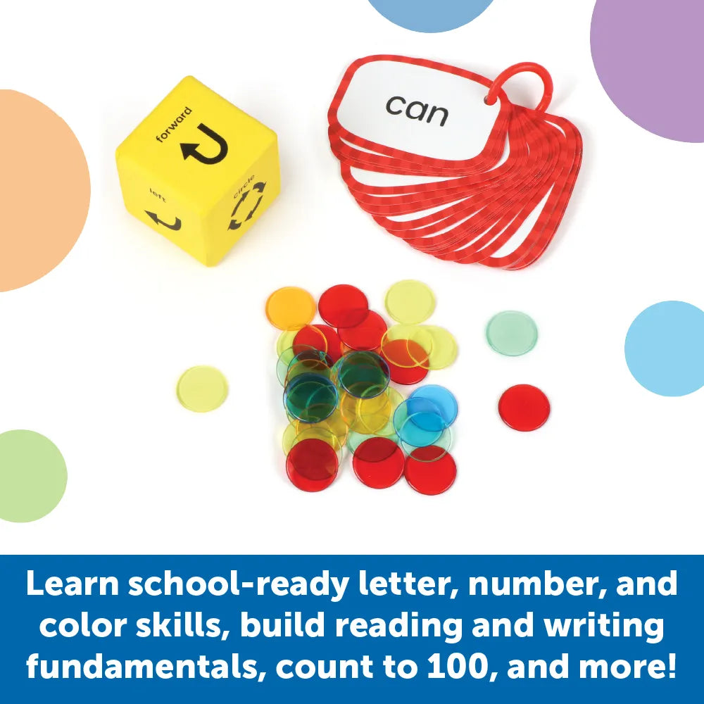 Skill Builders Summer Learning Activity Set for PreK & Kindergarten - Fun Educational Games for Kids at Home or Classroom