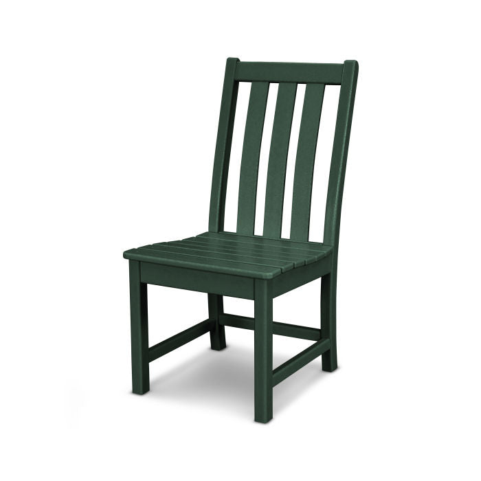POLYWOOD Vineyard Dining Side Chair - Weather-Resistant Outdoor Furniture for Patio, Garden & Poolside Use