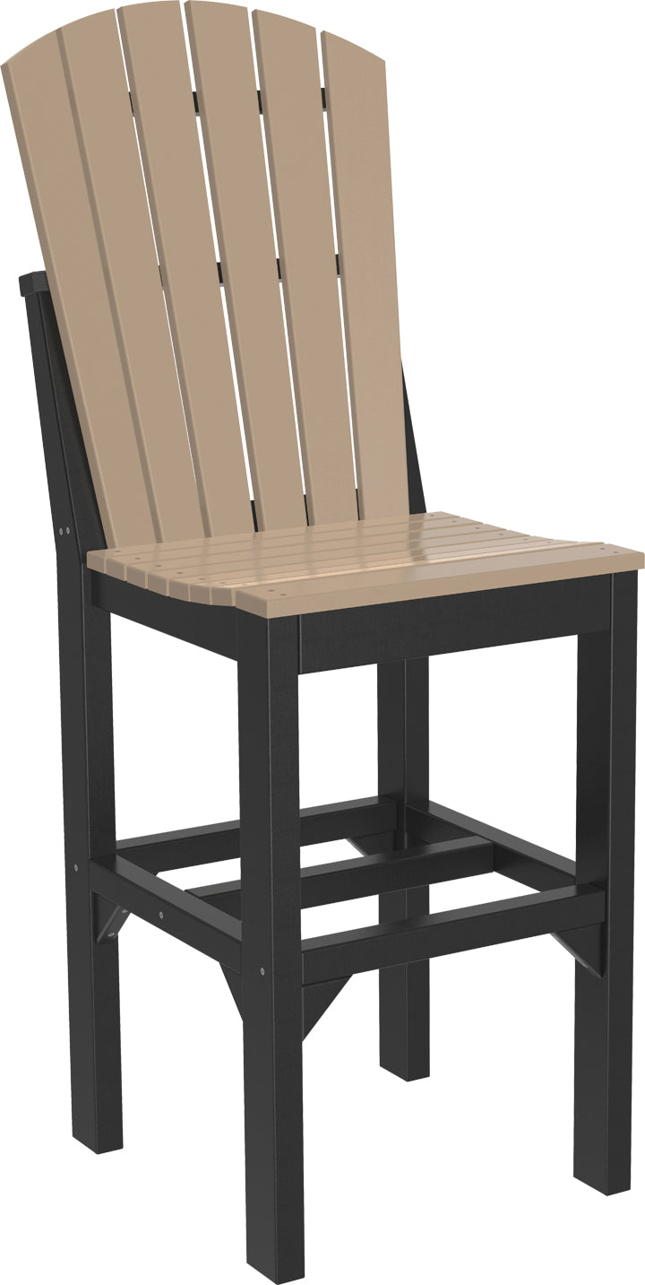 Premium Adirondack Bar Height Side Chair - Outdoor Patio, Deck, and Garden Seating - Durable & Weather-Resistant for Backyard, Poolside, and Porch Relaxation