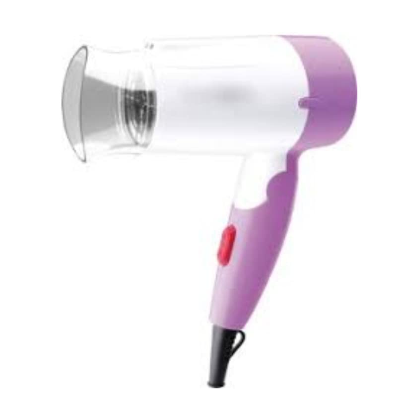 Elevea Foldable Hair Dryer with 2 Heat Settings (Hot/Cool) & Cool Shot Button - Heat Balance Technology for Fast Drying - Perfect for Travel, Home & Salon Use