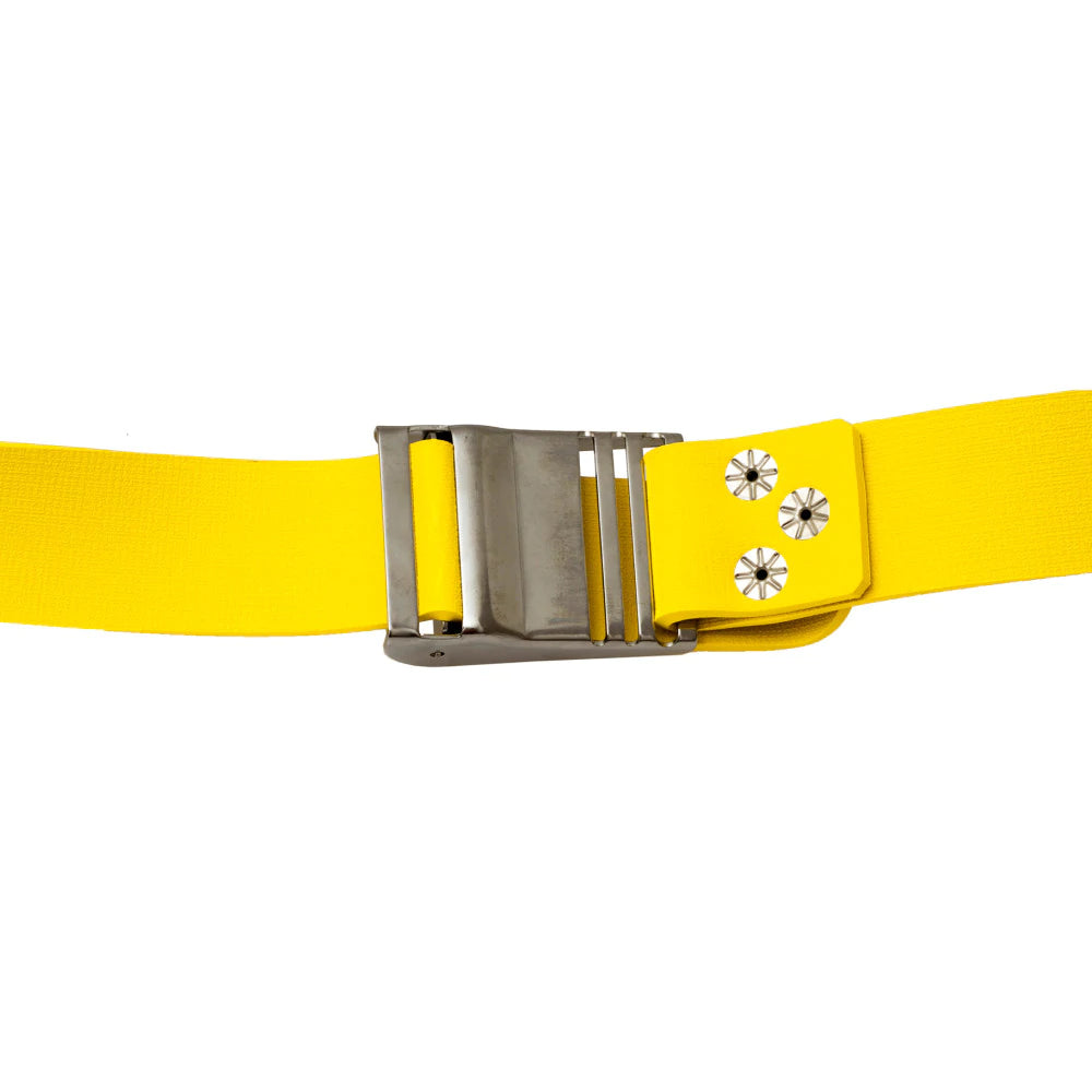 Cressi Quick Release Elastic Yellow Snorkeling Fin Strap - Durable & Comfortable for Scuba Diving, Snorkeling & Water Sports