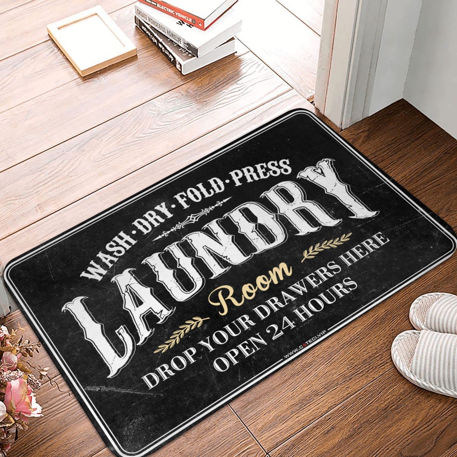 Non-Slip Washable Laundry Room Rug Runner - 20