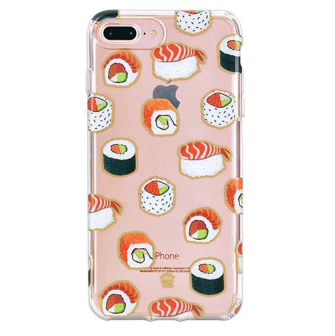 Clear iPhone Case for Sushi Lovers - Slim Protective Phone Cover for iPhone 12/13/14 Pro Max - Perfect for Foodies, Japanese Cuisine Enthusiasts & Sushi Restaurant Visits