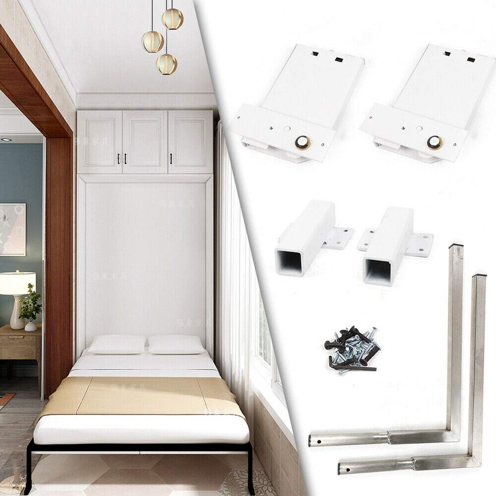 DYRABREST DIY Bed Hardware Kit - Wall Bed Spring Mechanism Kit for Large/Medium Beds | Heavy Duty Mechanical Hardware for Murphy Beds & Foldable Wall Beds | Fast US Shipping | Perfect for Space-Saving Bedroom Solutions & Guest Room Conversions