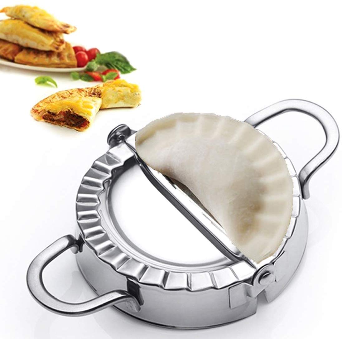 Premium Stainless Steel Ravioli Maker & Dumpling Mold - 7.6CM Professional Pierogi Cutter for Perfect Homemade Pasta, Wonton & Pastry Dough | Ideal for Italian, Polish & Asian Cuisine | Essential Kitchen Tool for Home Chefs & Cooking Enthusiasts