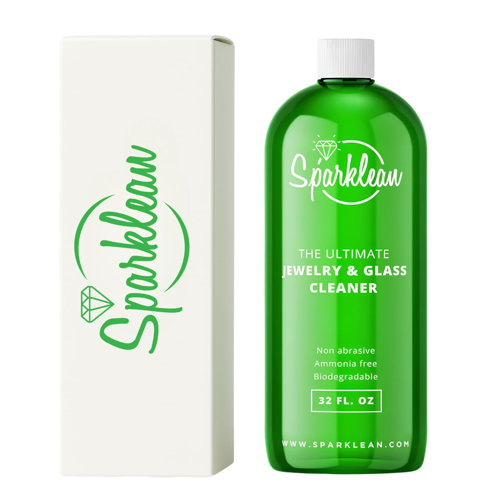 Premium Jewelry Cleaner Solution - Safe & Natural for Gold, Silver & Diamonds | Non-Toxic, Ammonia-Free Jewelry Cleaning Spray | Anti-Tarnish Protection | Perfect for Rings, Necklaces & Watches | At-Home Jewelry Care & Maintenance