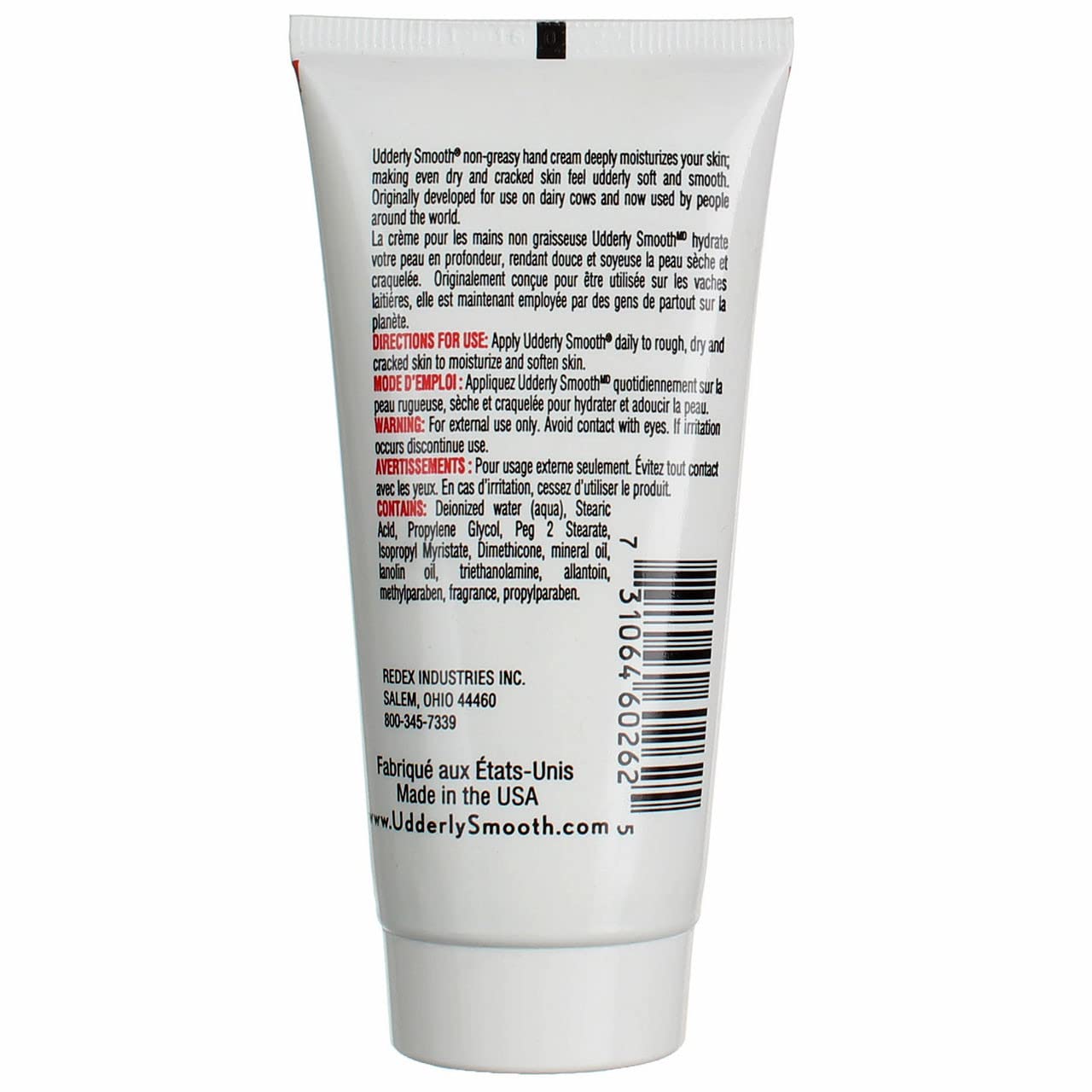 Udderly Smooth Hand Cream - 2 Oz Travel Size, Pack of 4 - Moisturizing Lotion for Dry Hands, Perfect for Travel, Office & Home Use