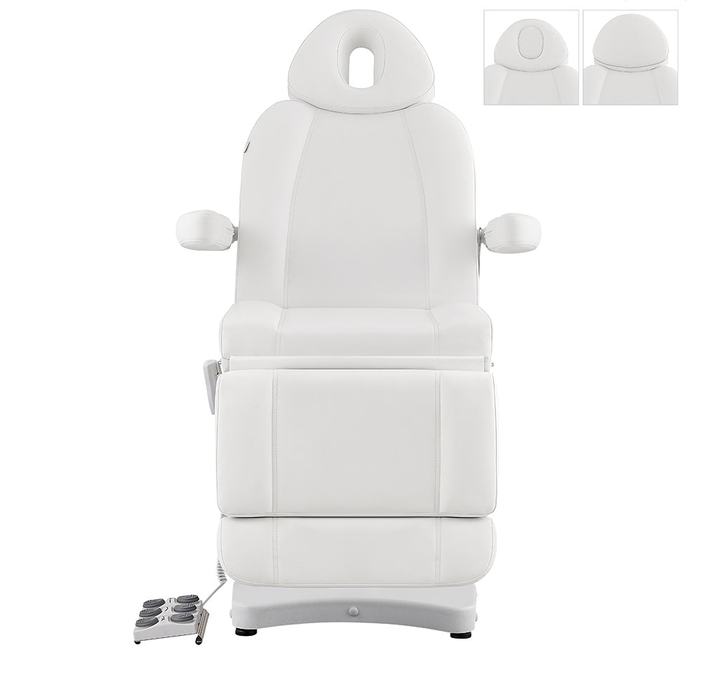 Professional Electric Esthetician Chair with 3 Motors - Adjustable Facial Spa Bed for Beauty Salon, Tattoo & Massage Therapy - Perfect for Eyebrow Microblading, Lash Extensions & Skin Treatments