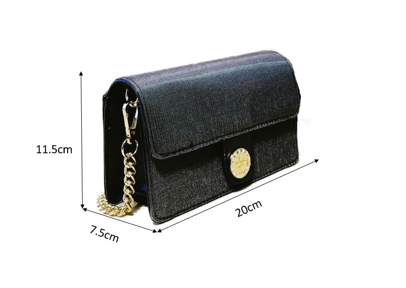 LED Crossbody Purse with 7 Color Changing Lights - Fashionable Light Up Evening Clutch Bag for Women | Perfect for Parties, Concerts & Night Events