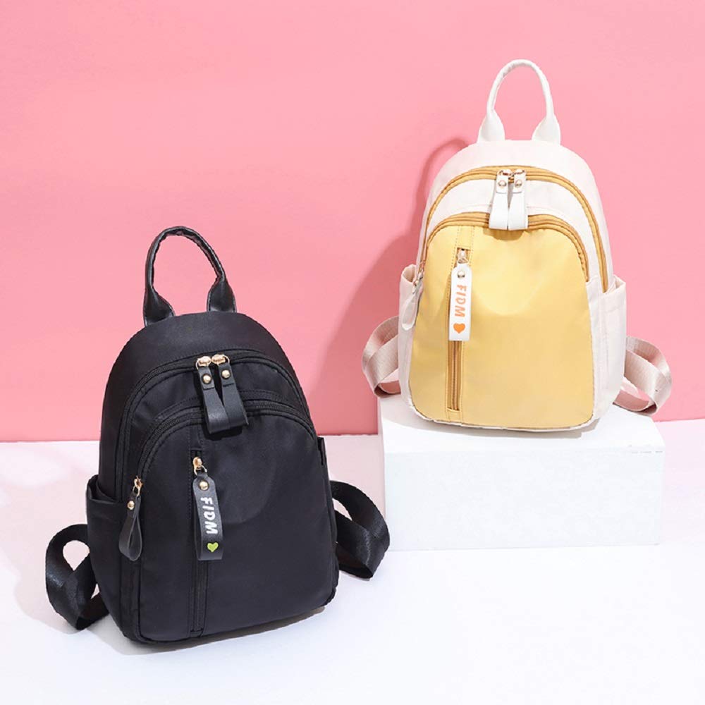Zhongningyifeng Women's Small Nylon Backpack - Lightweight Mini Travel Purse & Shoulder Bag for Ladies | Perfect for Daily Commute, Weekend Getaways & College Campus Use