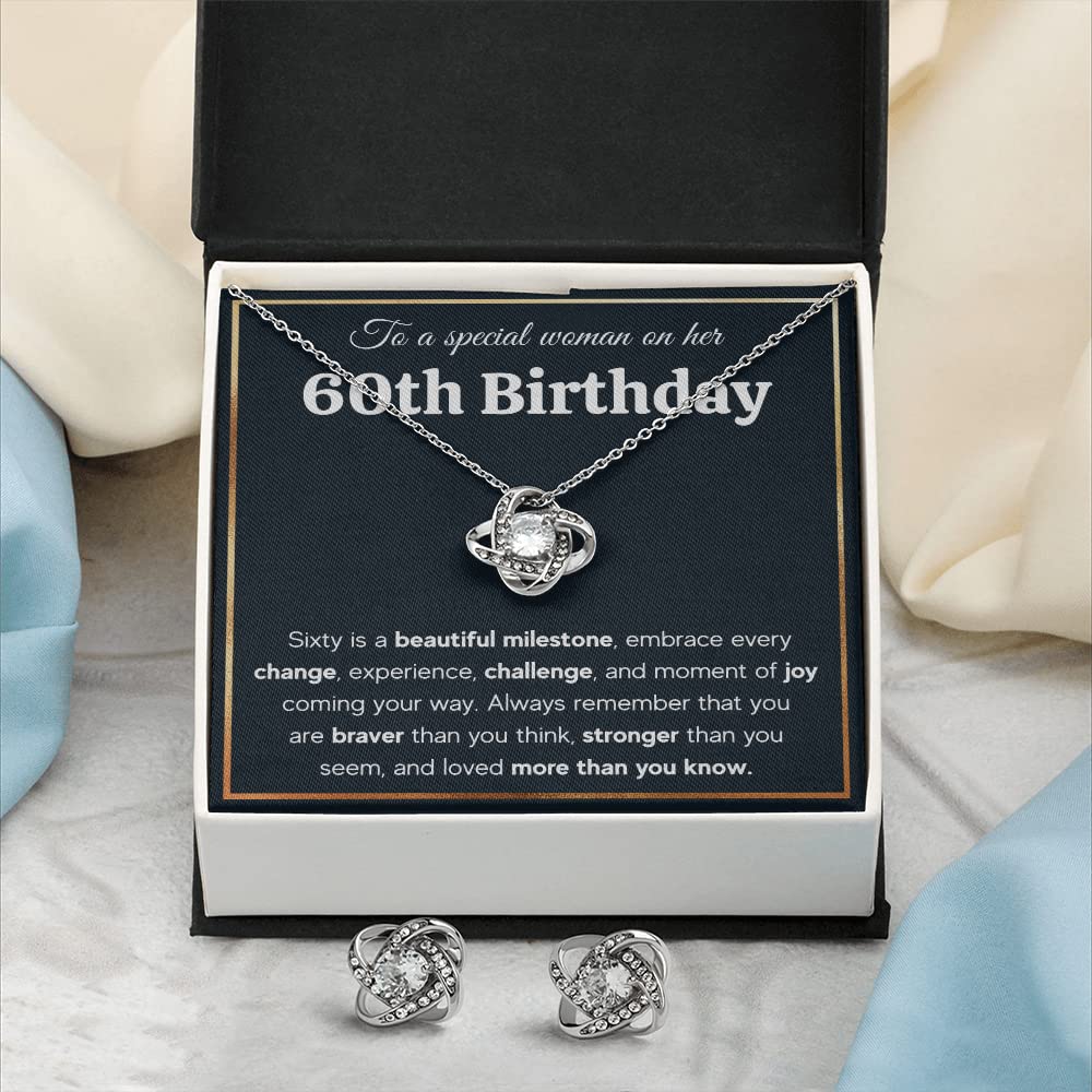 60th Birthday Gifts for Women - Fabulous Necklace with Gift Box | Perfect for Milestone Celebrations