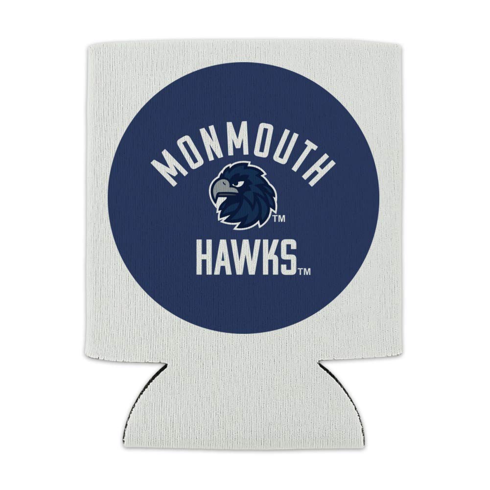 Official Monmouth University Hawks Insulated Can Cooler - Collapsible Drink Sleeve & Beverage Holder for Beer, Soda & Energy Drinks - Perfect for Tailgates, Beach Days & Outdoor Parties