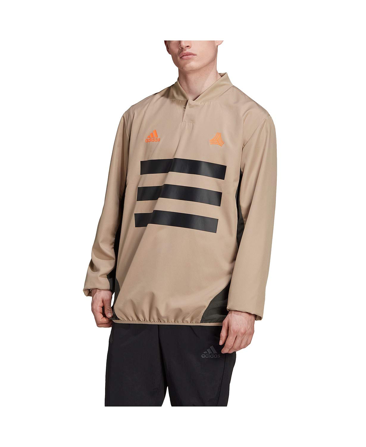 adidas Men's Fitness Workout Pullover Hoodie - Tan Medium | Gym, Running & Casual Wear