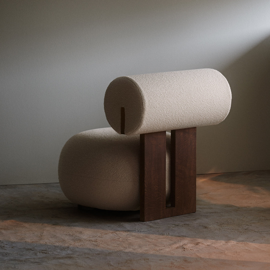 Modern Hippo Lounge Chair - Comfortable & Stylish Accent Chair for Living Room, Bedroom, or Office - Perfect for Relaxing, Reading, or Napping