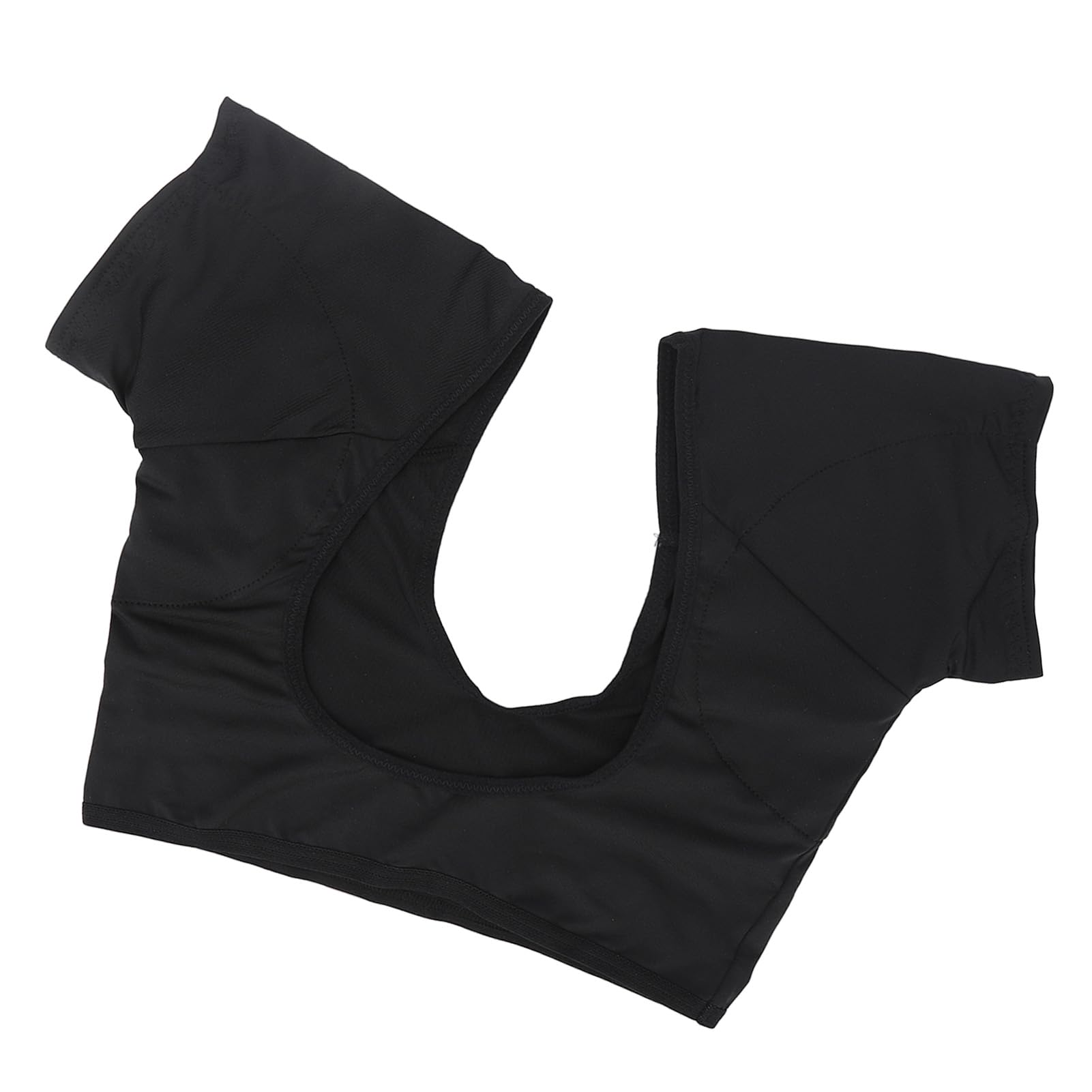 Sweat Proof Underarm Vest for Women - Breathable Washable Quick Drying Armpit Sweat Pads, Black Sweat Protector Shirt with Reusable Pads (Size L) | Perfect for Workouts, Office Wear & Hot Weather Comfort