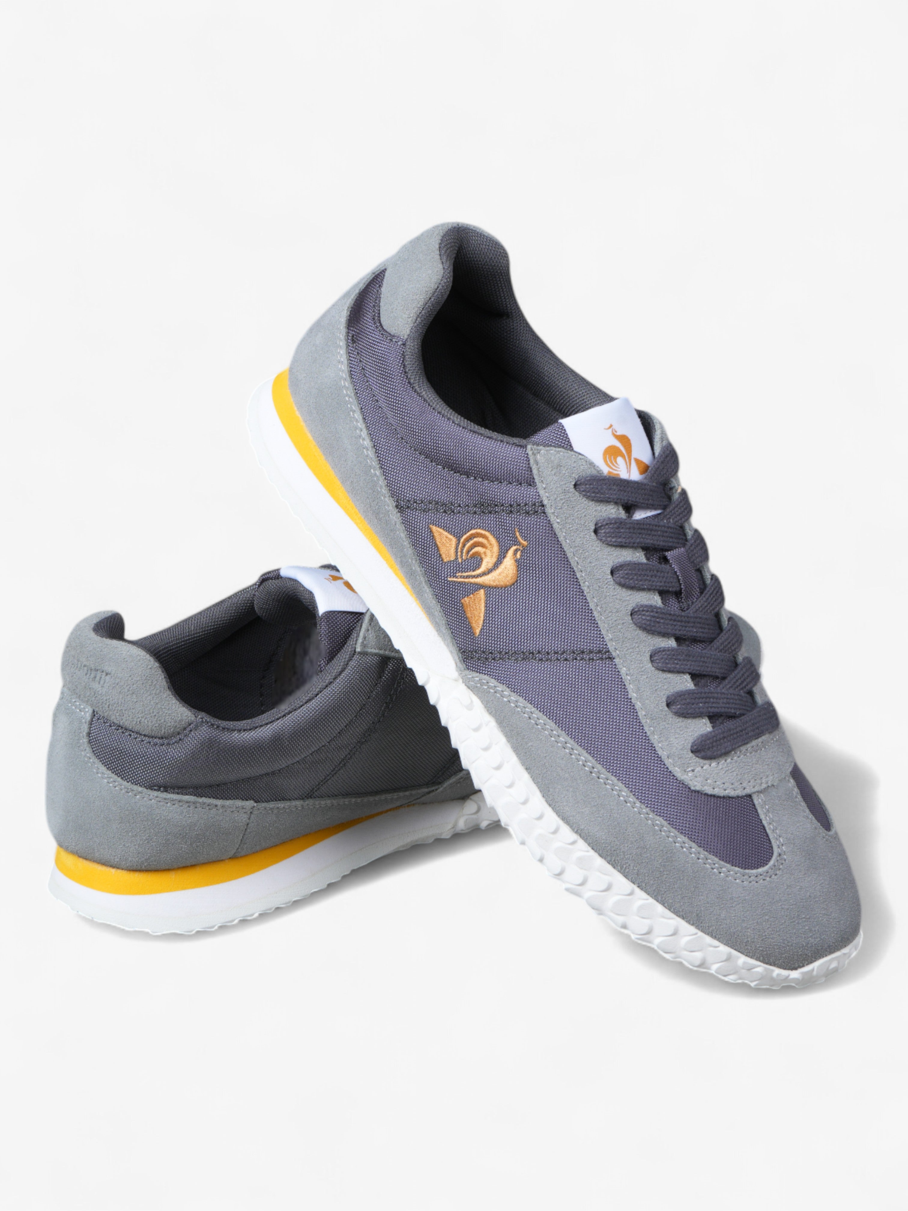 Le Coq Sportif Veloce Grey Running Shoes - Lightweight Comfort Sneakers for Men & Women | Perfect for Jogging, Gym Workouts & Casual Wear