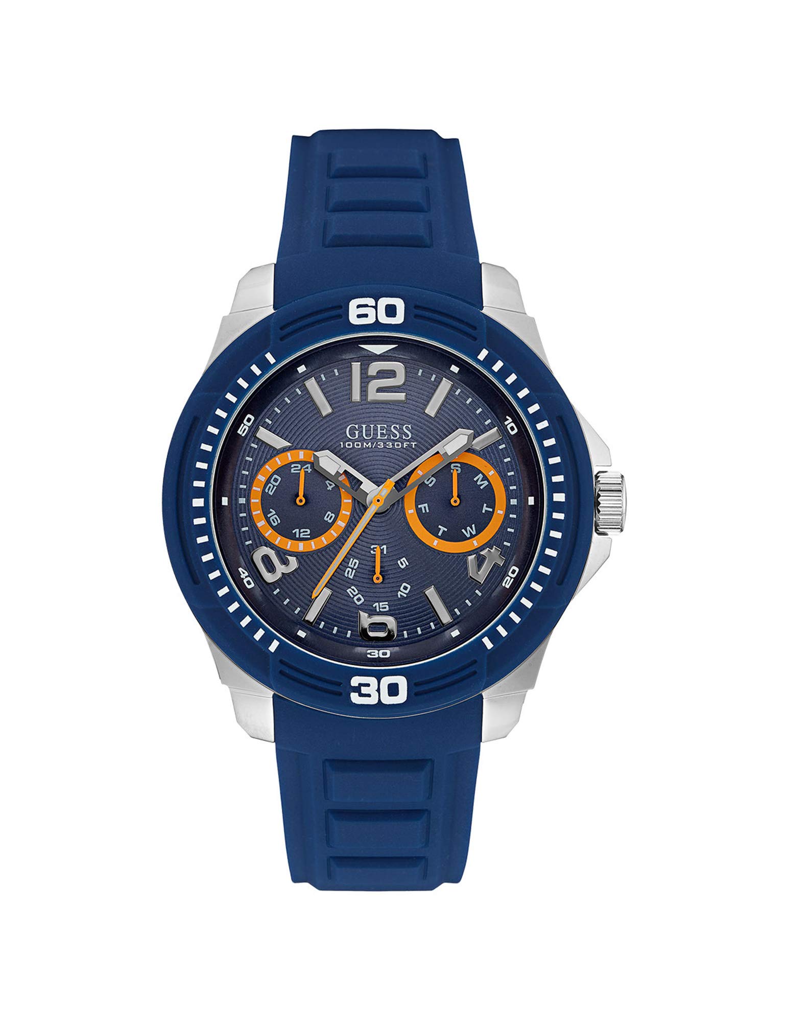 Guess Men's W0967G2 Stainless Steel Chronograph Watch - Stylish Casual & Dress Timepiece for Business, Dating & Everyday Wear