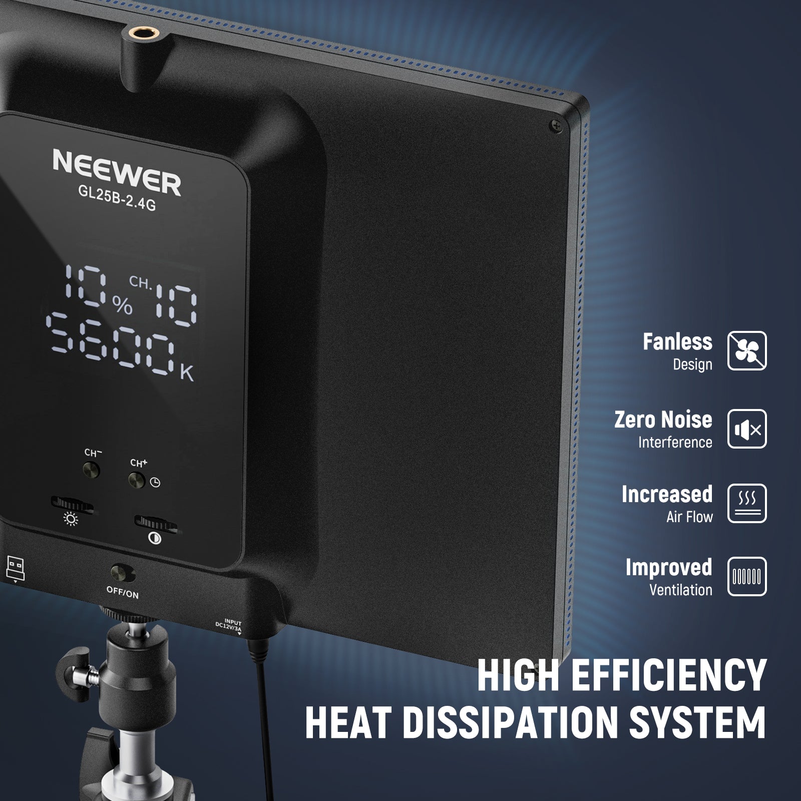NEEWER GL25B 12.9