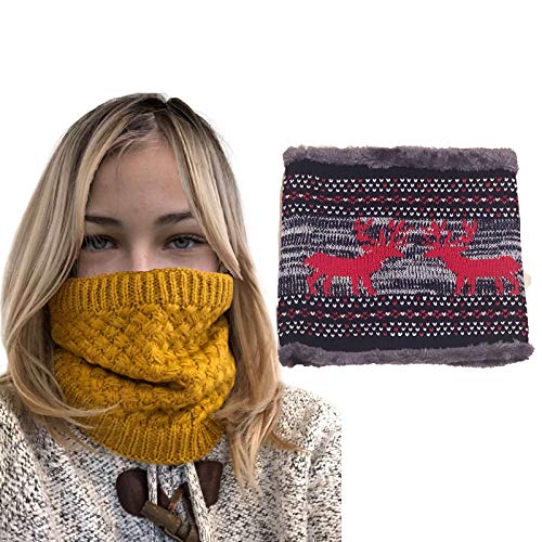 Knit Navy Elks Pattern