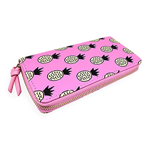 Long Zip Around - Pineapple Pink