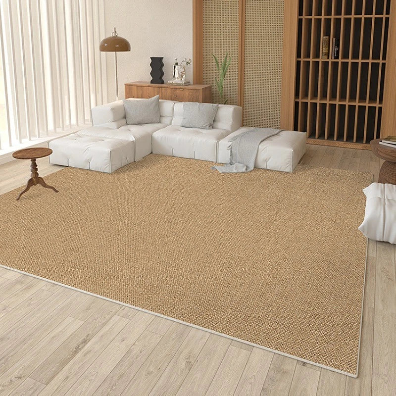 Jada Velvet Minimalist Solid Area Living Room Rug - Soft Plush Modern Home Decor for Bedroom, Dorm, Office