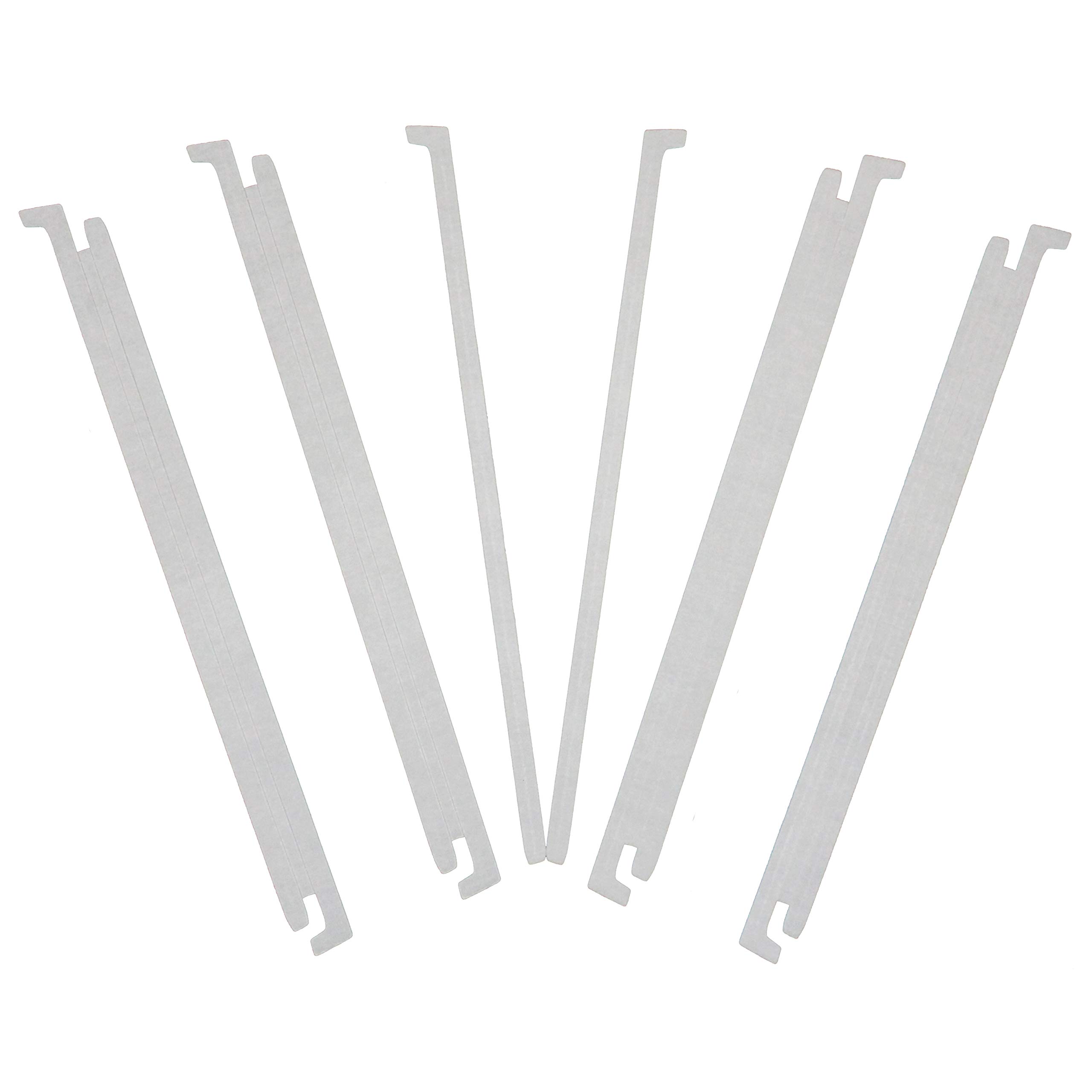 Premium White Collar Stays for Dress Shirts - Original Million Dollar Collar Placket Stays for Men | Perfect for Business Attire, Weddings & Formal Events