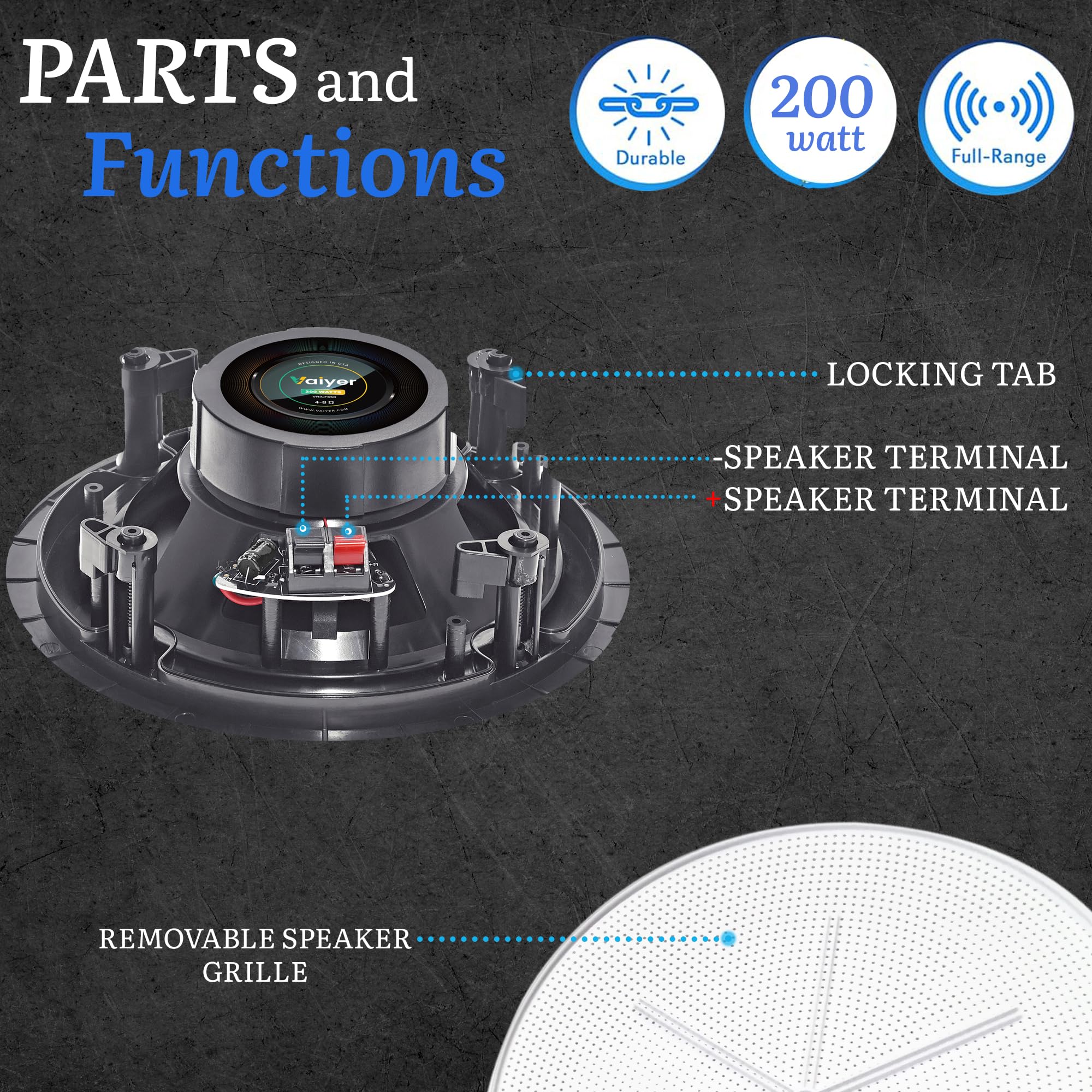 2000W Bluetooth Home Theater System with 4x 6.5