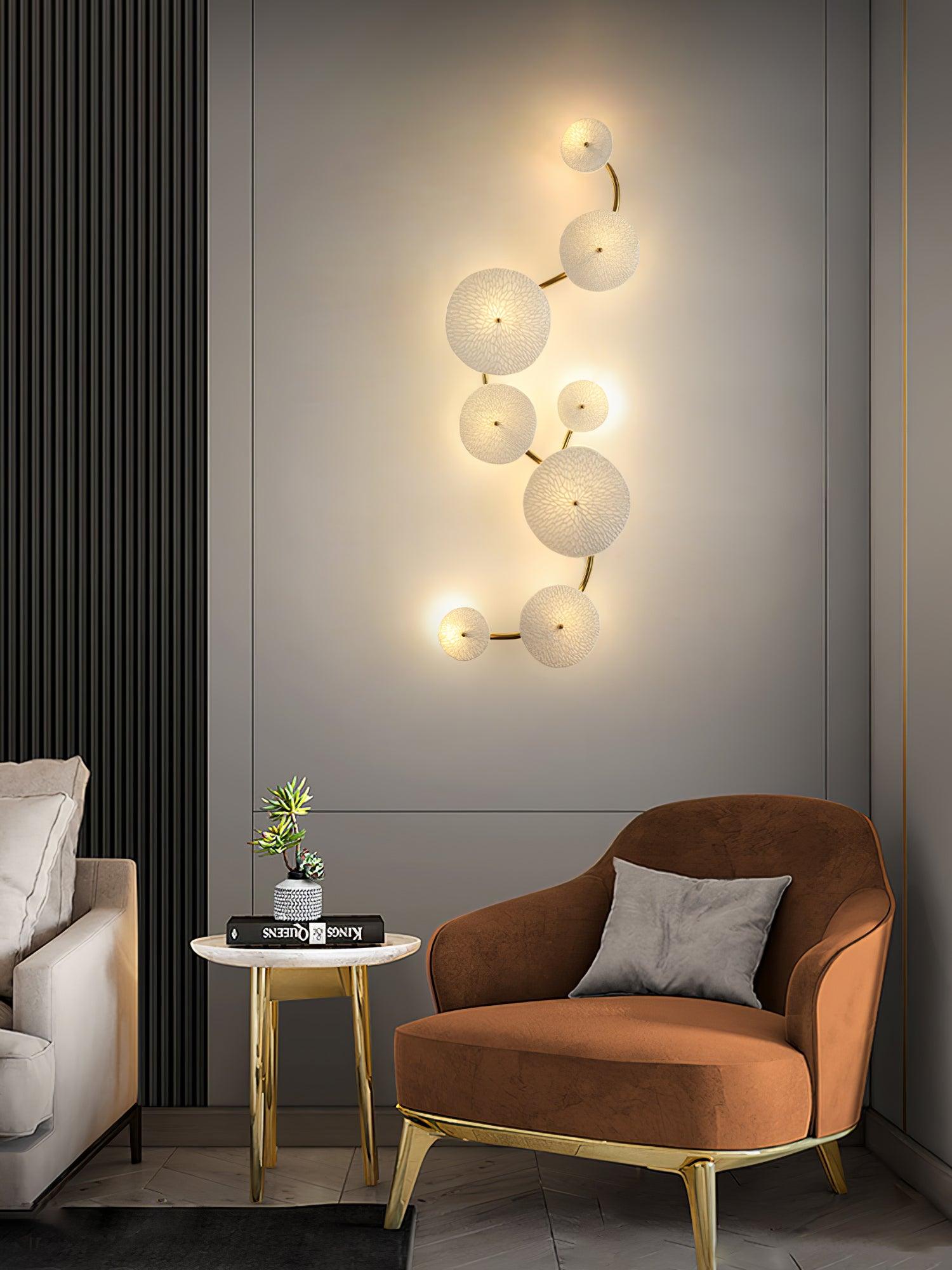 Lotus Petal Wall Lamp - Elegant Floral Night Light for Bedroom, Living Room & Nursery - Perfect for Relaxing Ambiance & Home Decor
