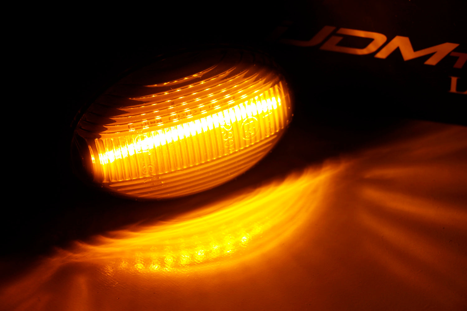 Amber LED Side Marker Lights for 2003+ Mercedes Metris Vito V Class Van - Clear Lens, Durable & Waterproof - Perfect for Night Driving & Enhanced Vehicle Visibility