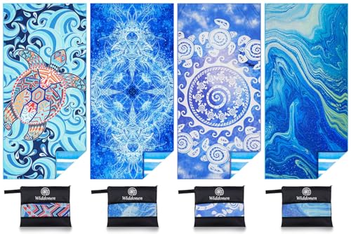 4 Pack Turtle Blue Mandala