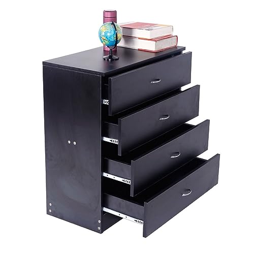 Black With 4 Drawers 2