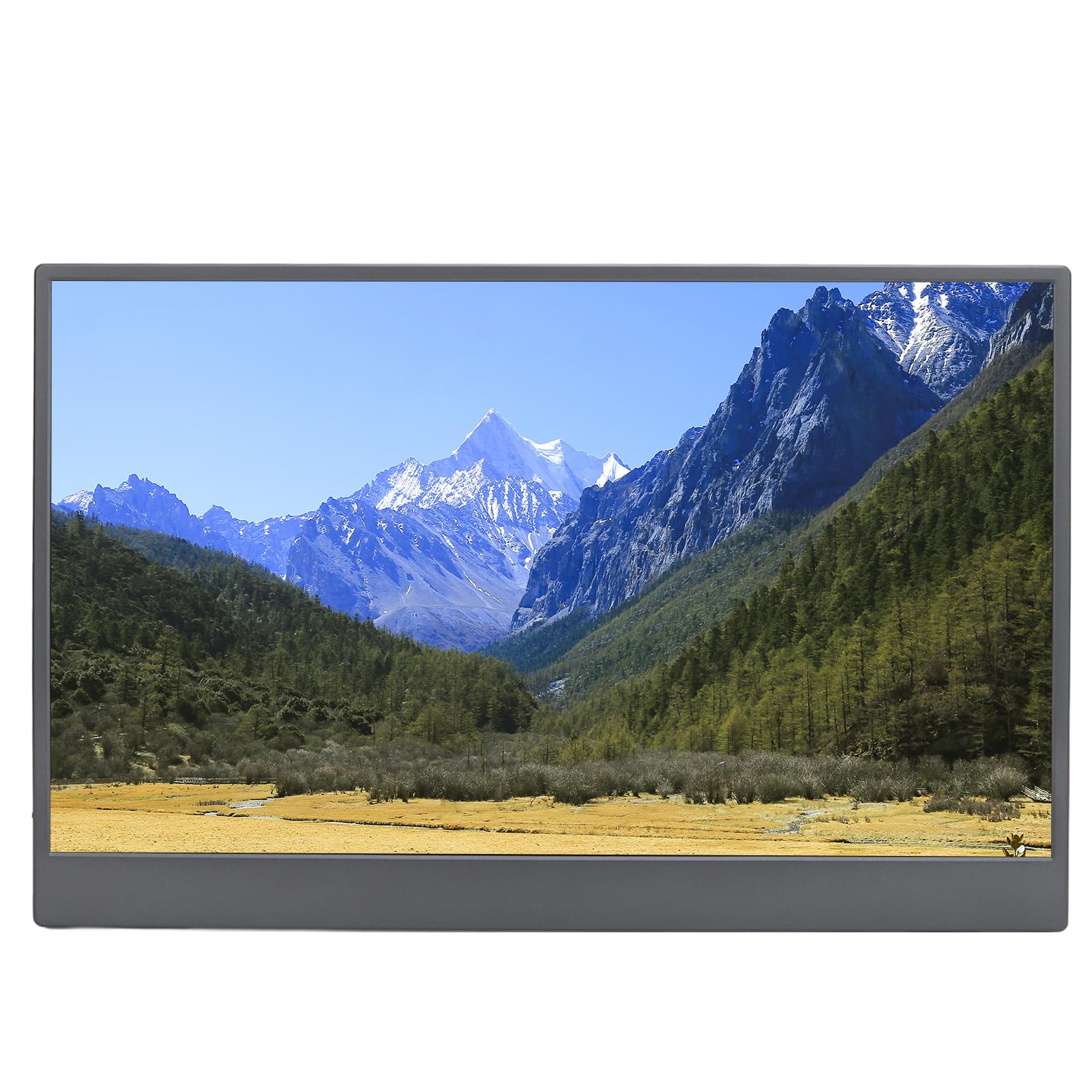15.6 Inch Portable Monitor - 1920x1080 FHD IPS Screen, 60Hz Refresh Rate, Built-in Speakers, External Display for Laptop/PC - Perfect for Business Travel, Gaming & Home Office Setup