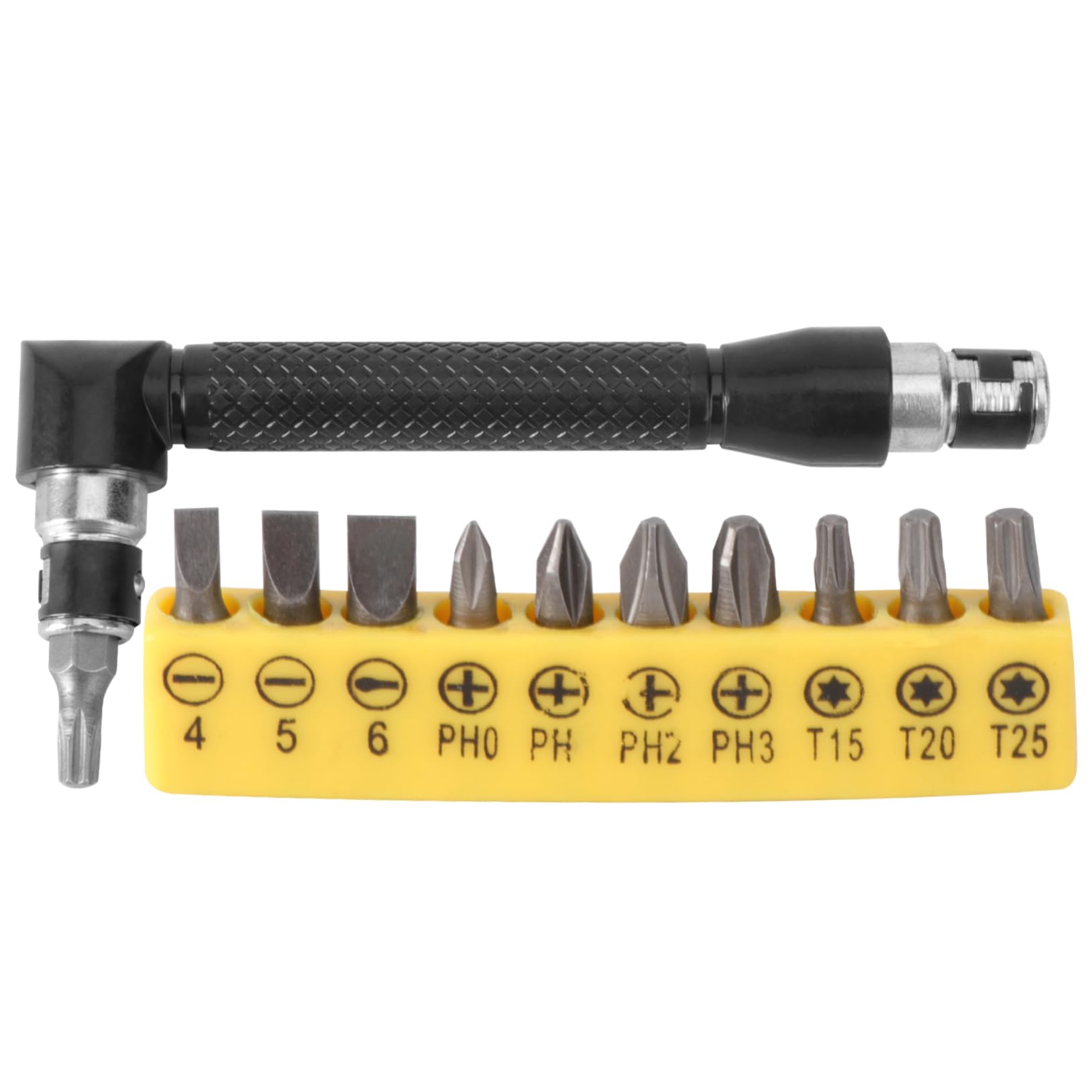 Dual Head Screwdriver with Mini Ratchet - Double Headed Socket Wrench Set for DIY, Garage & Car Repair - Compact Offset Ratcheting Wrench for Tight Spaces & Hand Tool Kits