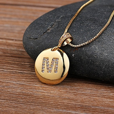 14K Gold Letter Necklace - Personalized Initial Pendant for Women - Perfect for Birthdays, Anniversaries & Everyday Elegance