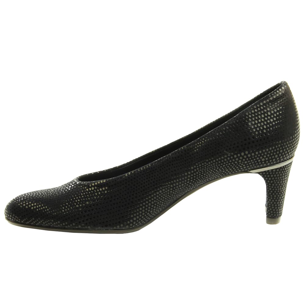 VANELi Women's Glitter Round Toe Block Heel Pumps - 1-2