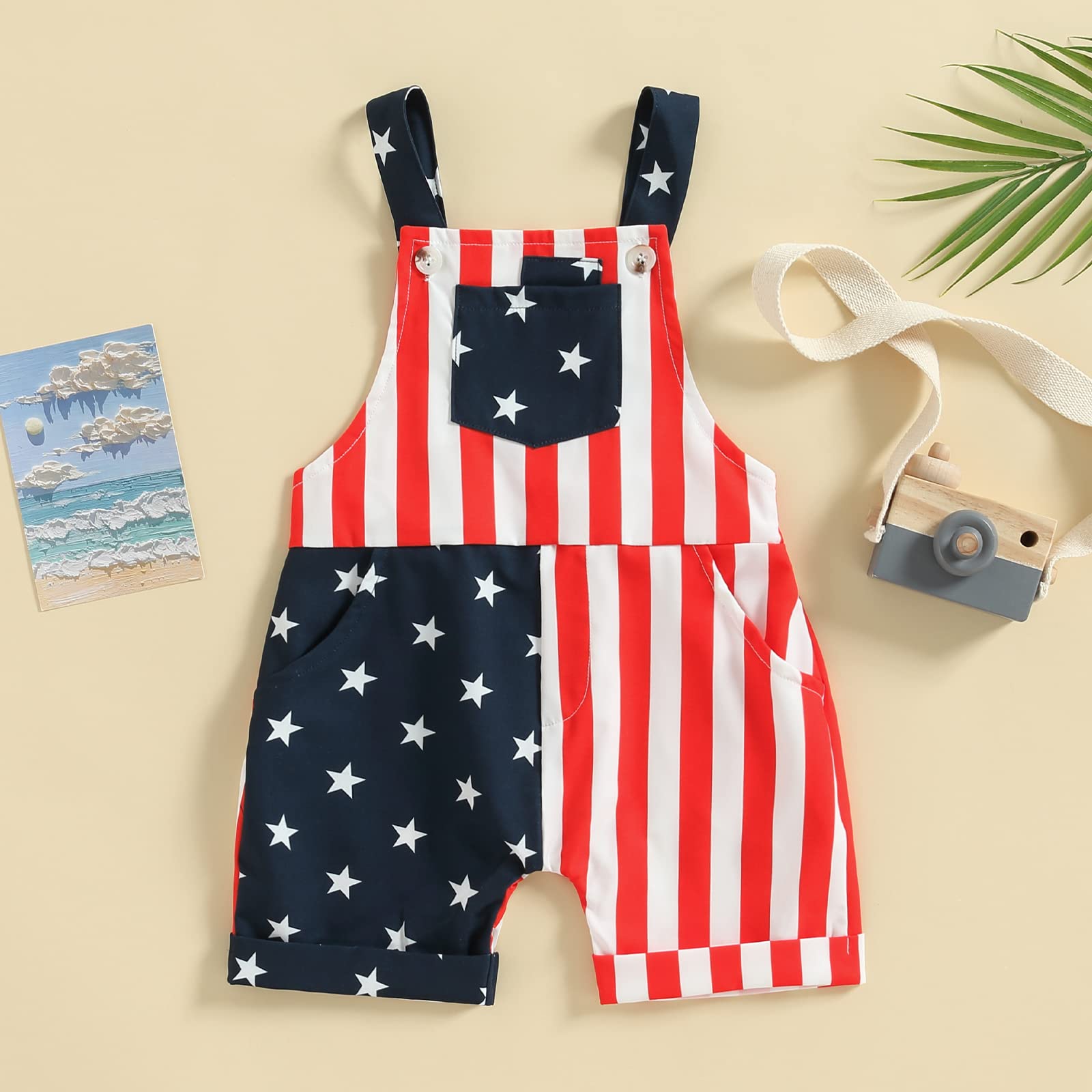 Toddler Baby Girl Sunflower Overalls Shorts - Daisy Sleeveless Jumpsuit Floral Bodysuit - Summer Outfit for Playdates & Outdoor Activities