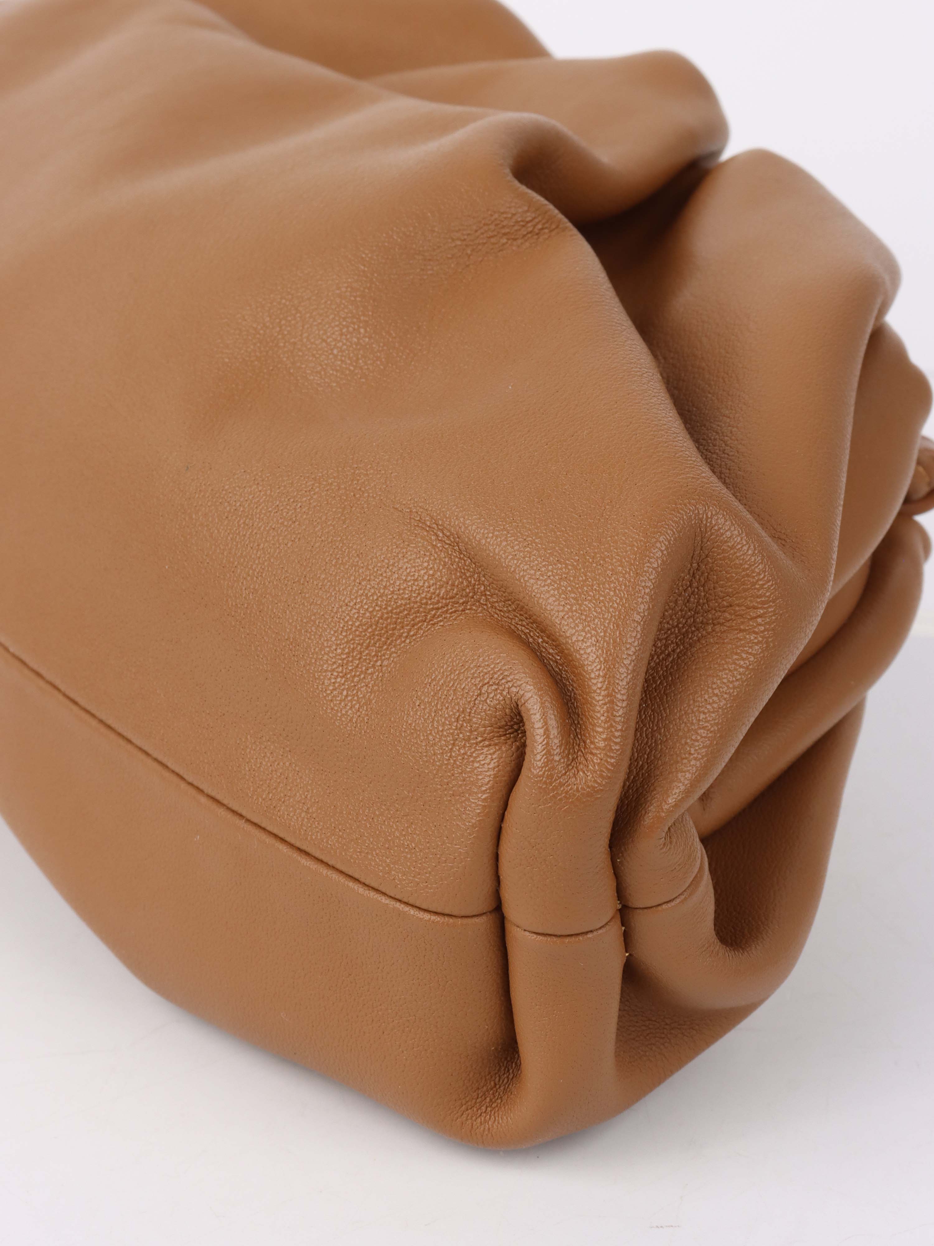 Bottega Veneta Mini Pouch in Tan | Premium Leather Crossbody Bag for Women | Perfect for Everyday Use, Date Nights & Travel Accessories