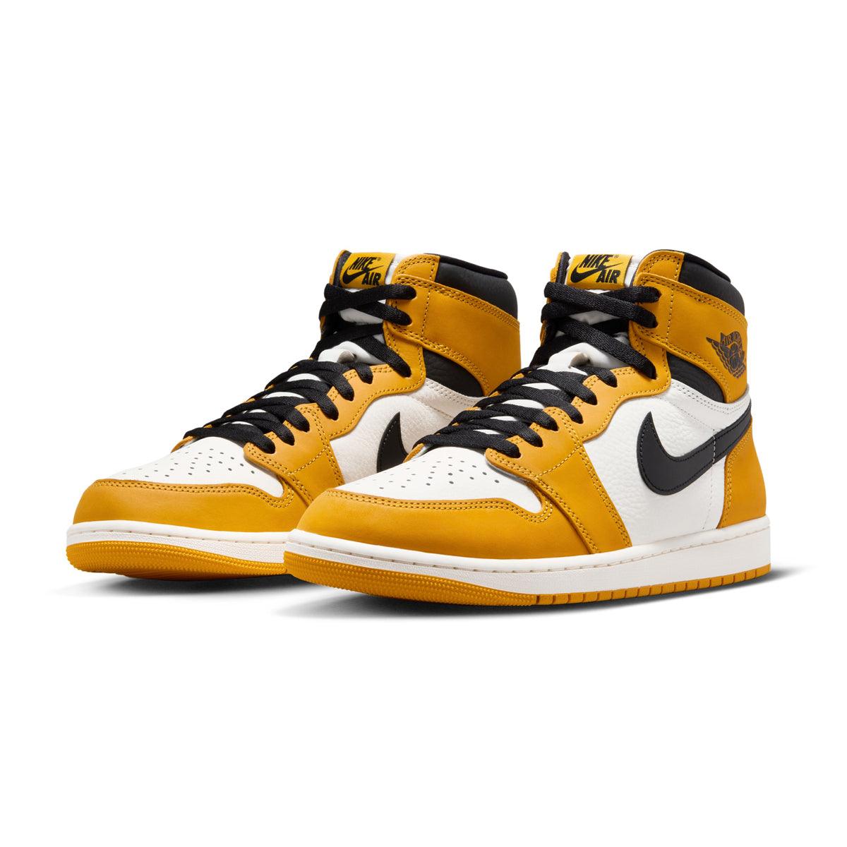 Air Jordan 1 Retro High OG 'Yellow Ochre' Basketball Shoes - Men's Classic Sneakers for Streetwear & Casual Style | Perfect for Basketball, Fashion & Everyday Wear