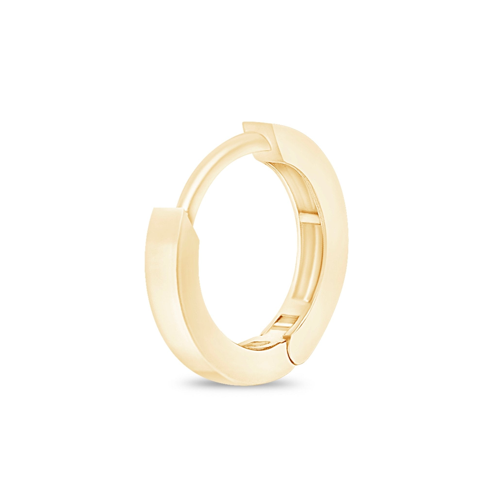 14K Solid Gold Mini Hoop Earrings for Women - Dainty Yellow Gold Huggie Hoops - Perfect for Everyday Wear, Gifts & Special Occasions