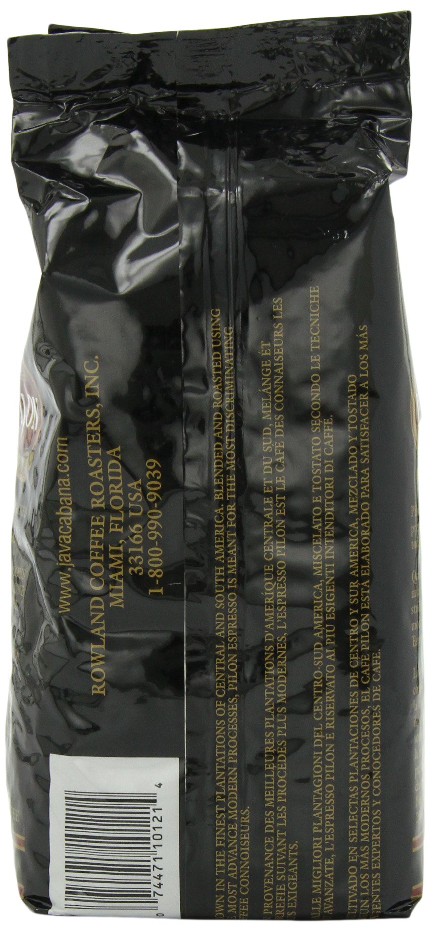 Premium Pilon Whole Bean Restaurant Blend Espresso Coffee - 16oz (Pack of 8) | Rich & Bold Flavor for Espresso Machines & French Press | Perfect for Cafes, Restaurants & Home Brewing
