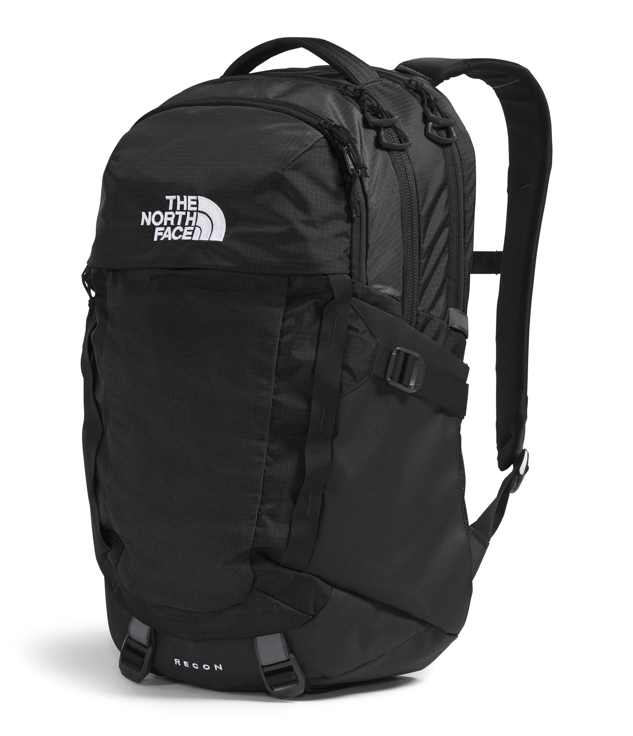 THE NORTH FACE Recon Everyday Laptop Backpack - PFAS Free, Water-Resistant, TNF Black/TNF Black-NPF, One Size - Perfect for Work, School & Travel